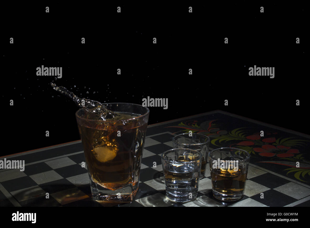alcoholic Checkers Stock Photo Alamy