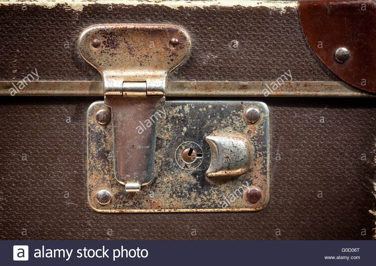 vintage suitcase lock