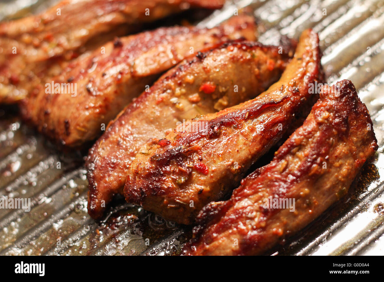 Marinated lamb fillet 1 Stock Photo Alamy