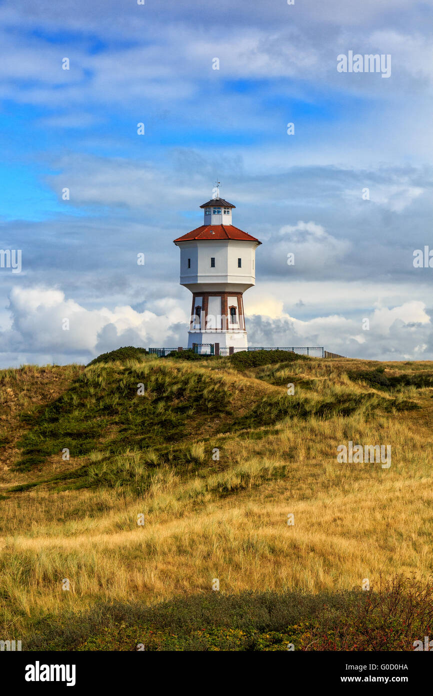 lighthouse Langeoog Stock Photo