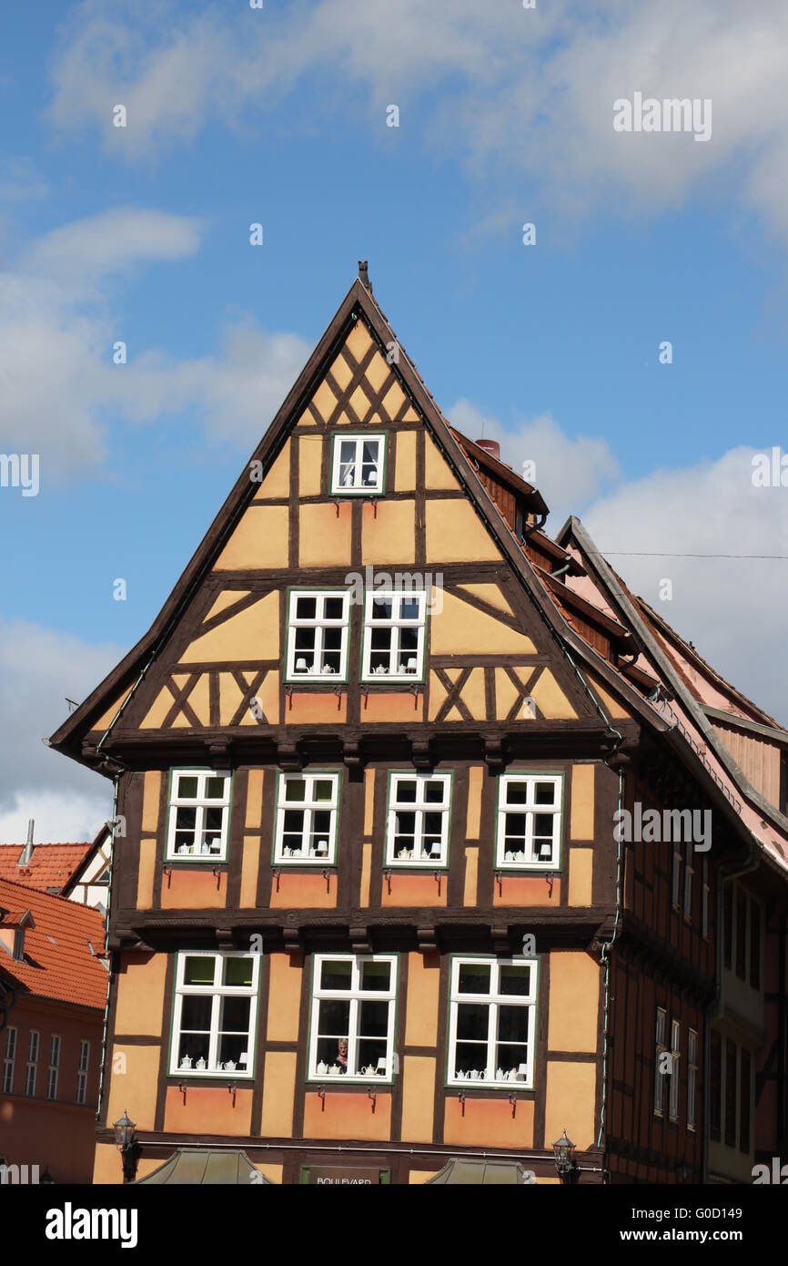 A timbered house Stock Photo