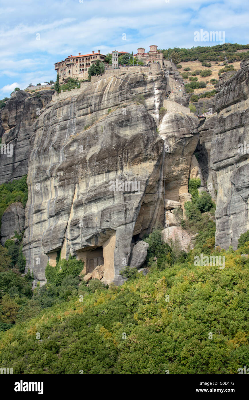 Monasteries on rock top hi-res stock photography and images - Alamy
