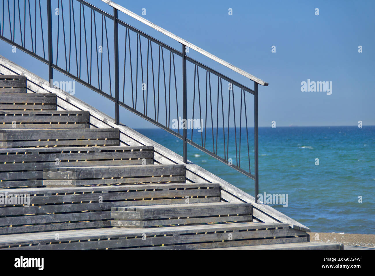 Stairs by the sea Stock Photo - Alamy