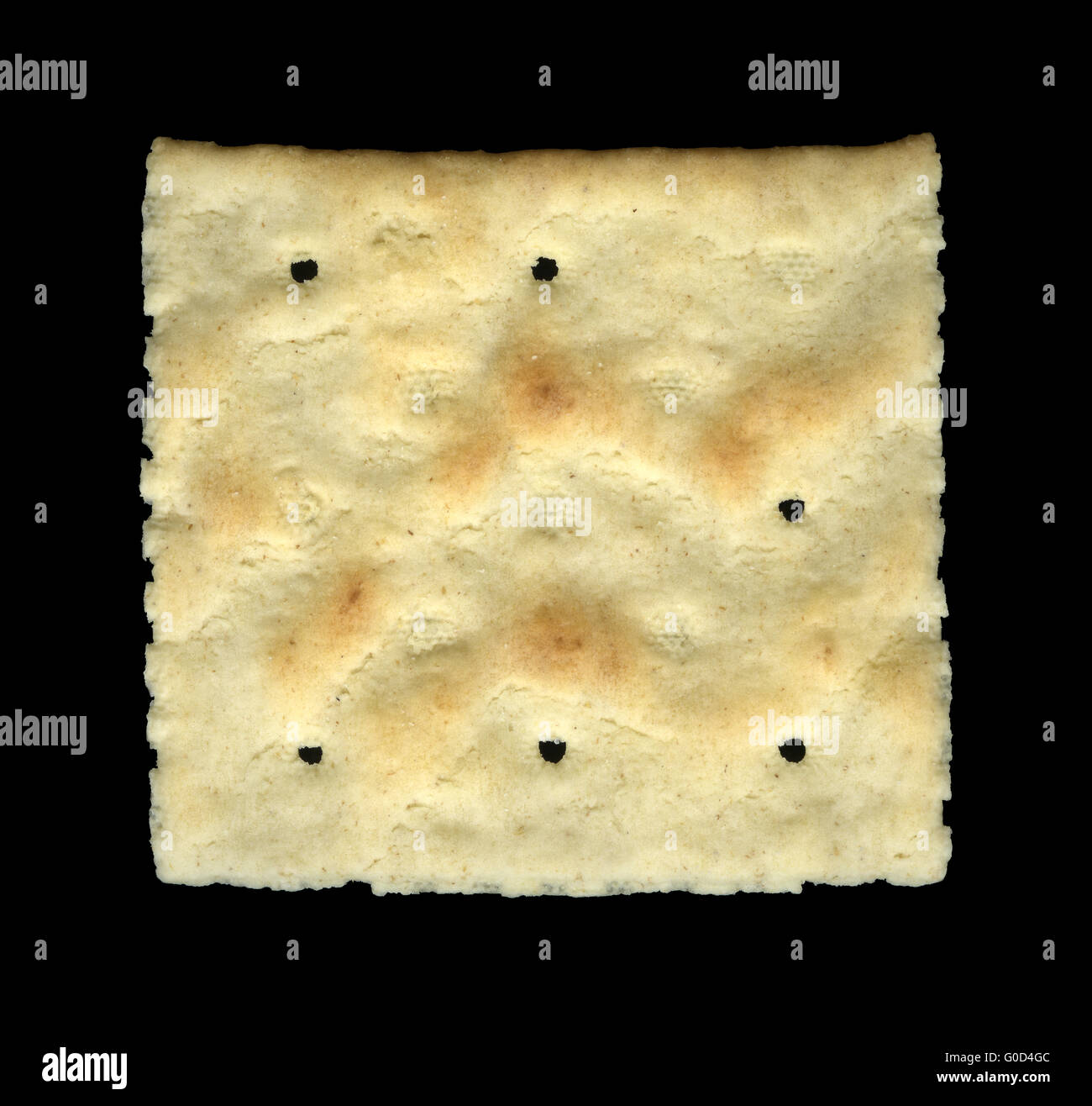 Square Saltine Cracker Stock Photo