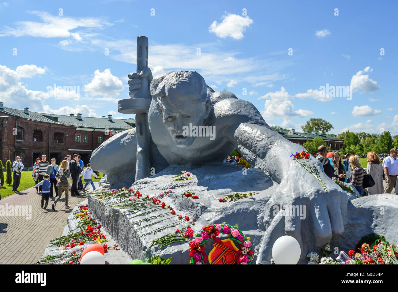 Kholm Gate of Brest Fortress at Morning, Belarus Stock Photo - Image of  fort, belarus: 56665420