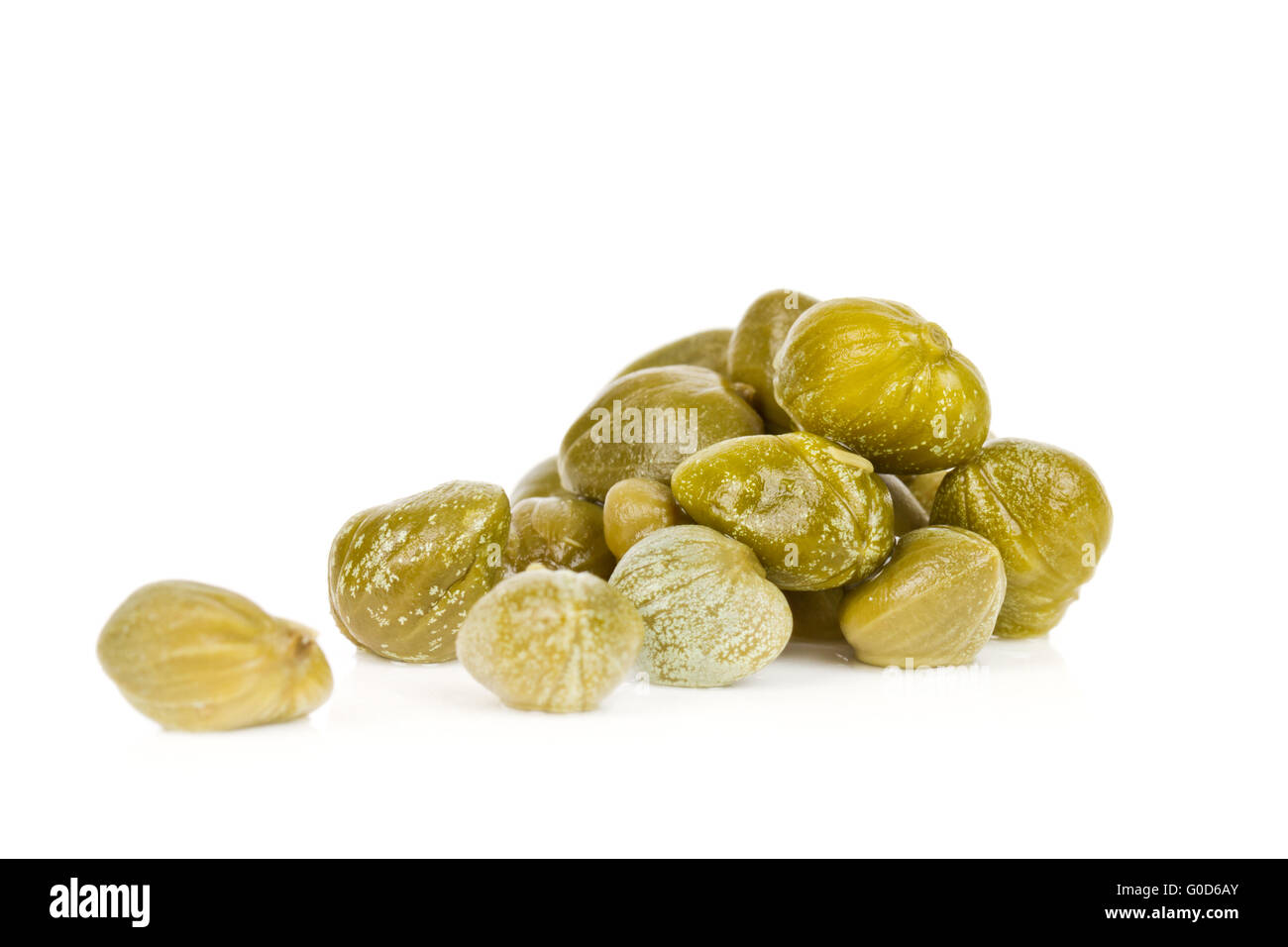 capers isolated Stock Photo