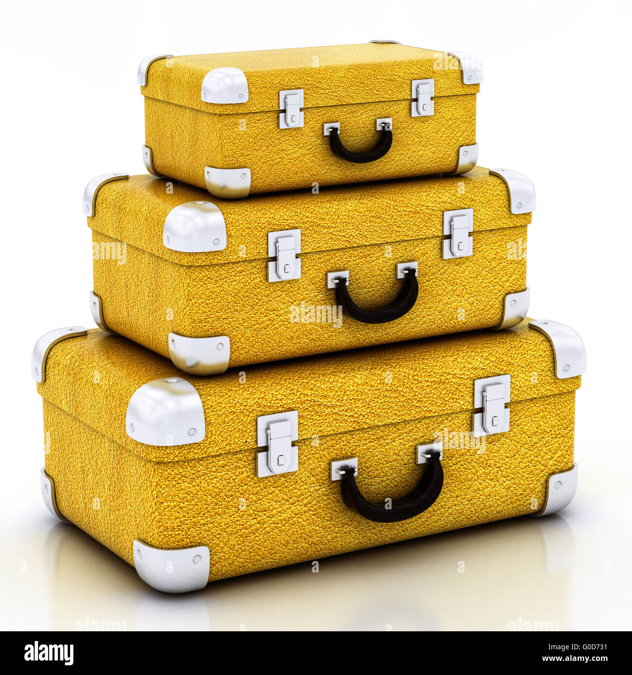 yellow traveling bag Stock Photo Alamy