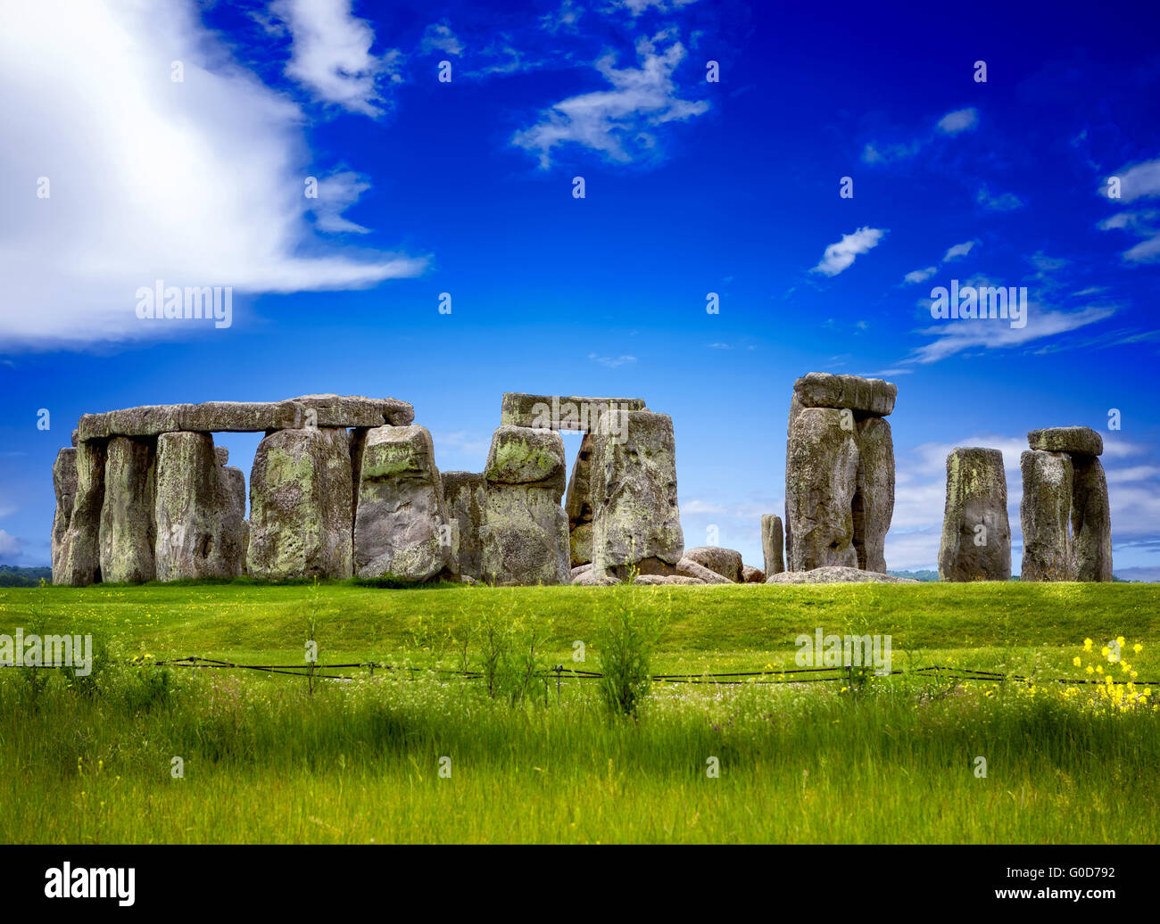 Mystical Stonehenge Stock Photo