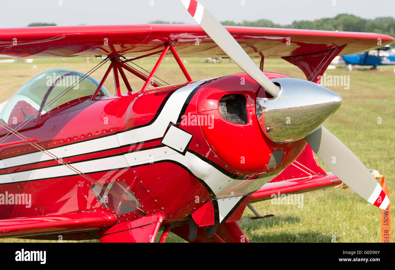 Propeller of an airplane engine Stock Photo Alamy
