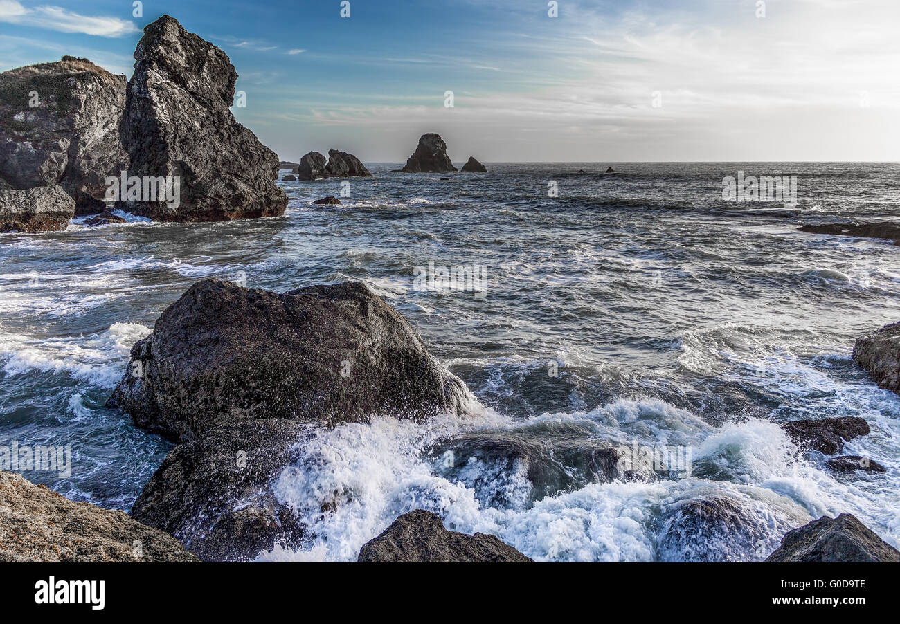 Beautiful natural rocky coast hi-res stock photography and images - Alamy