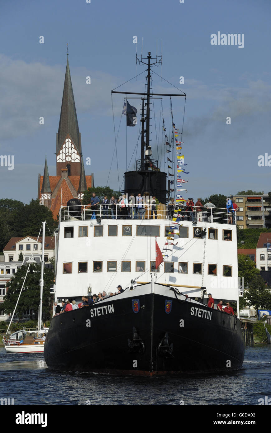 Steam Icebreaker Stettin Stock Photo Alamy