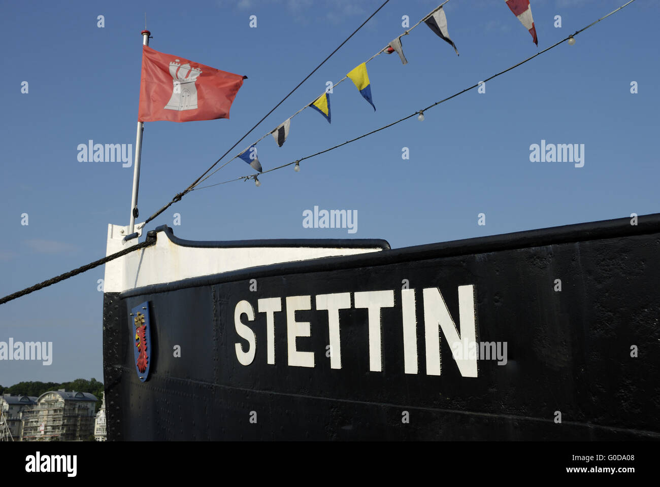 Steam Icebreaker Stettin Stock Photo Alamy