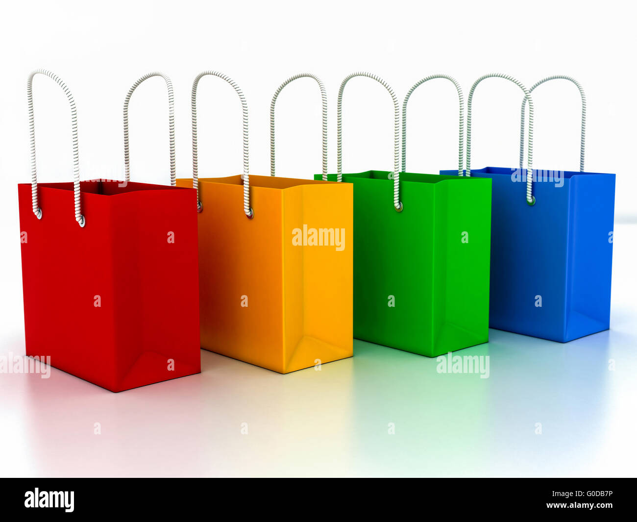 3d shopping bag Stock Photo - Alamy