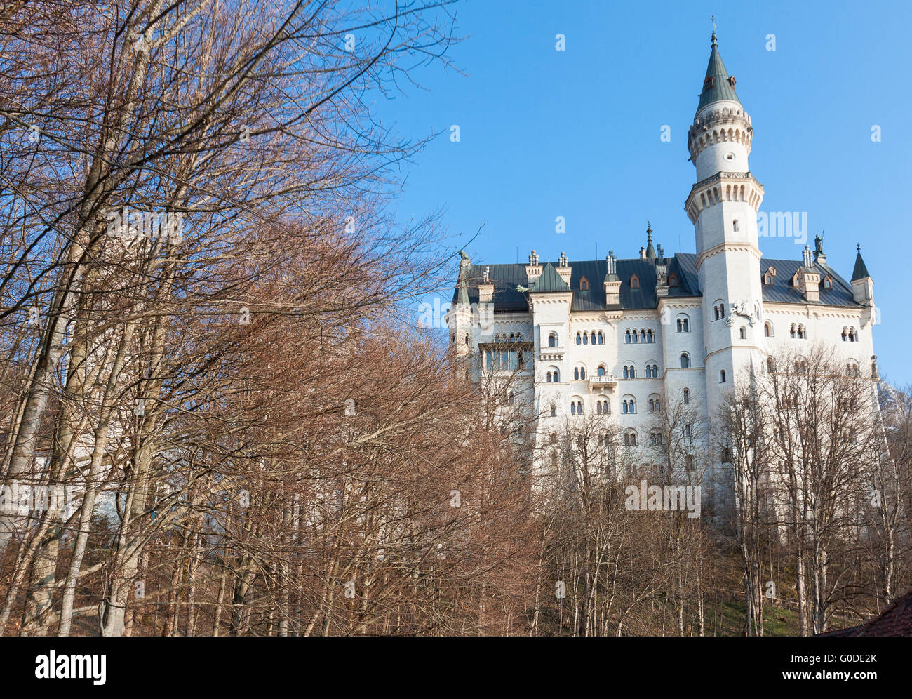 Neuschwanstein Castle Fussen Germany Stock Photo