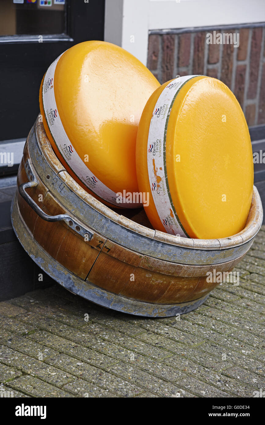 cheese shop, Volendam, Edam, The Netherlands Stock Photo