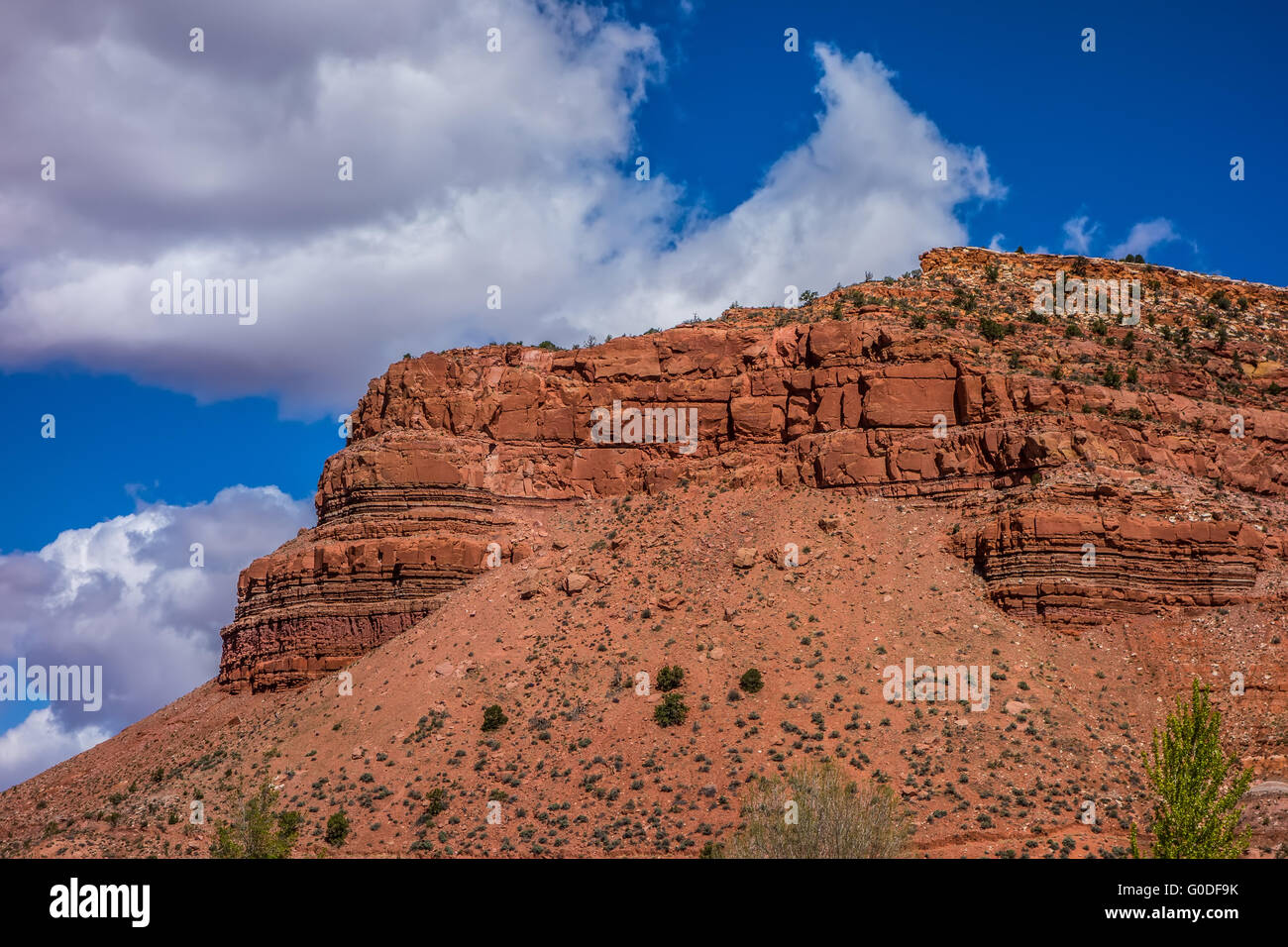 glen canyon mountains and geological formations Stock Photo