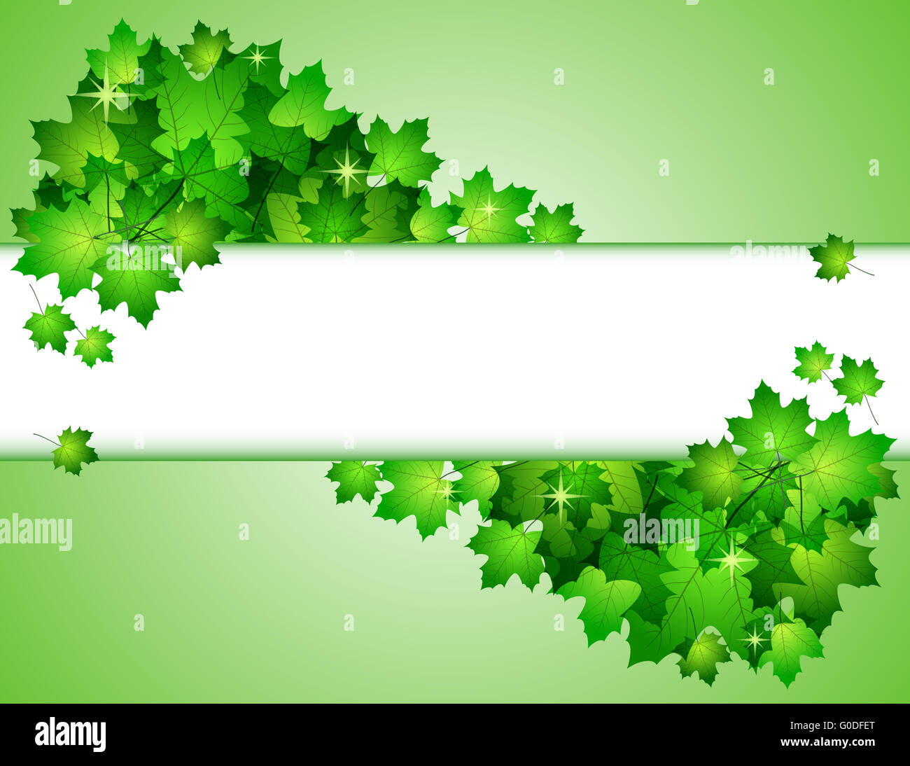 Nature background with green fresh leaves Stock Photo - Alamy