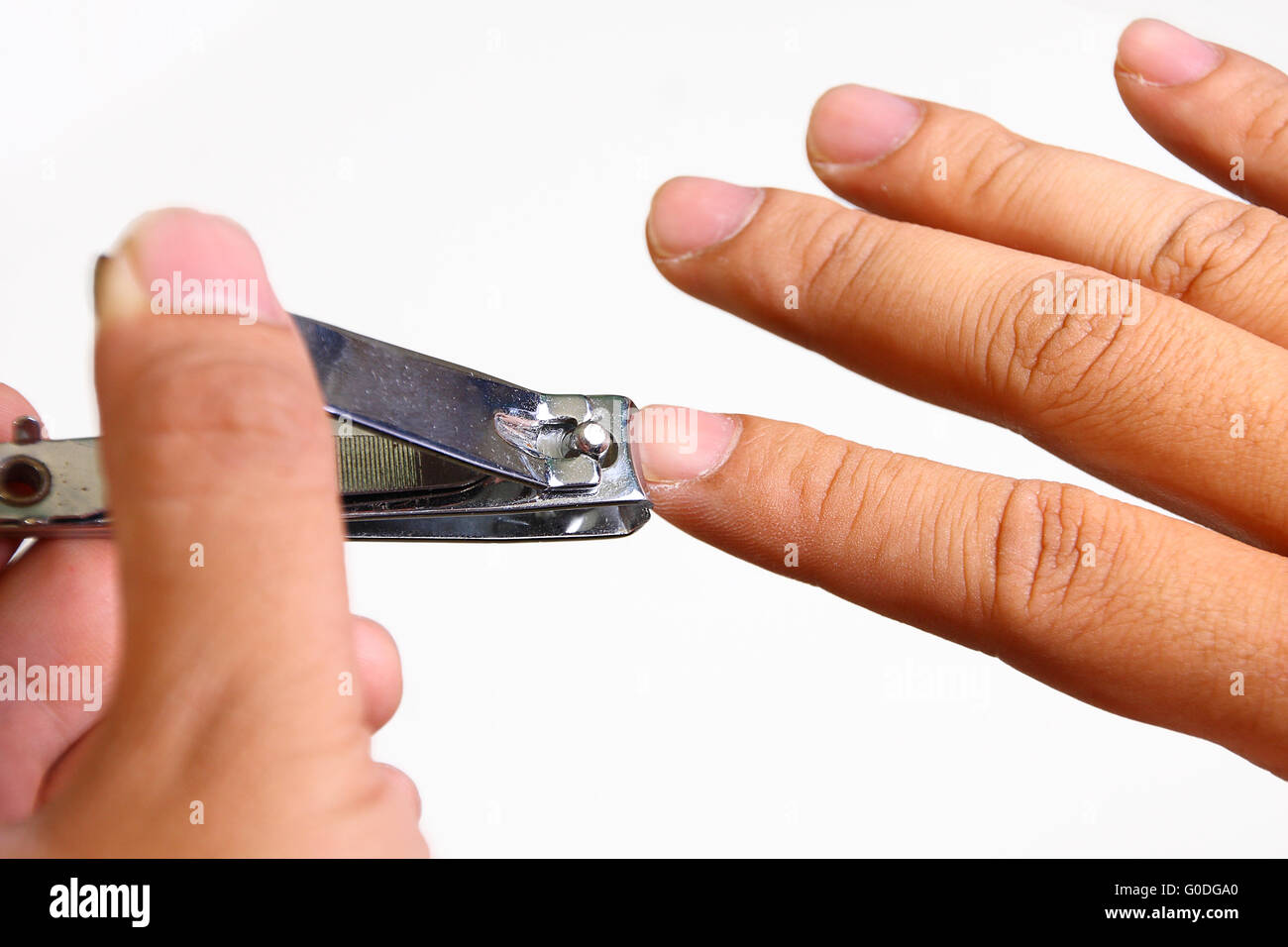 Nail cutting hi-res stock photography and images - Alamy