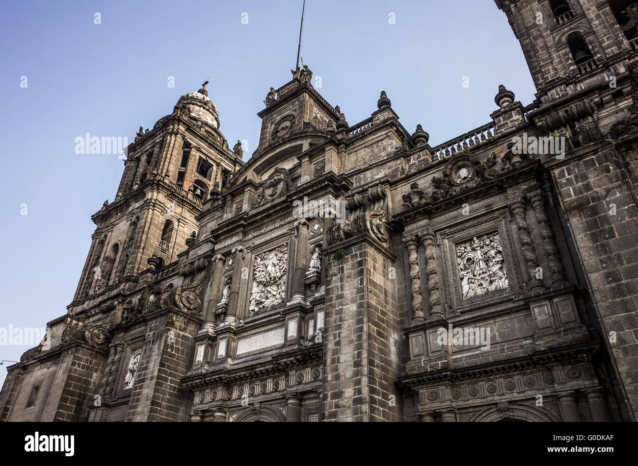 MEXICO CITY, MEXICO --Built in stages from 1573 to 1813, the Mexico 