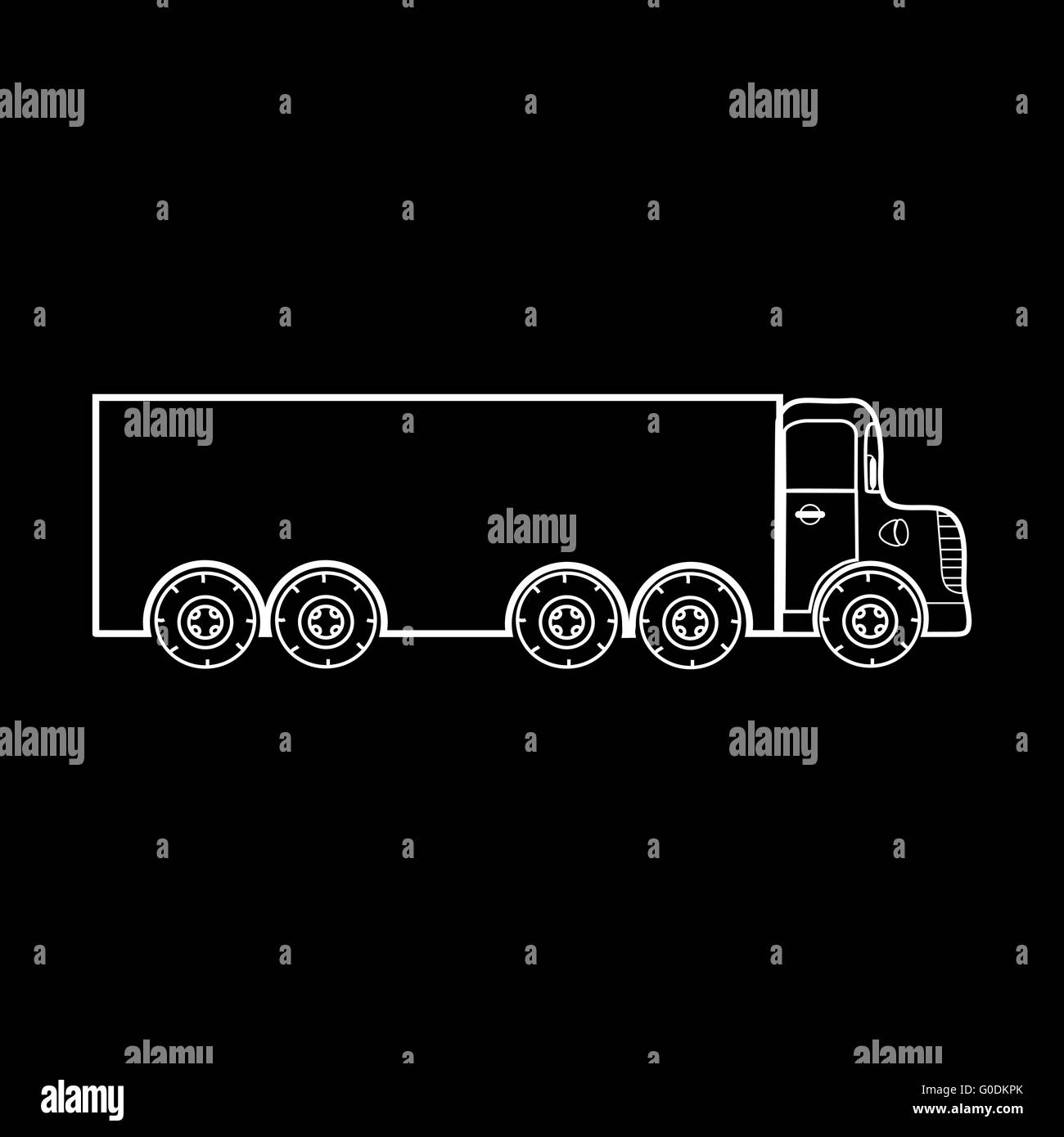 Big truck transportation of heavy loads Stock Photo Alamy