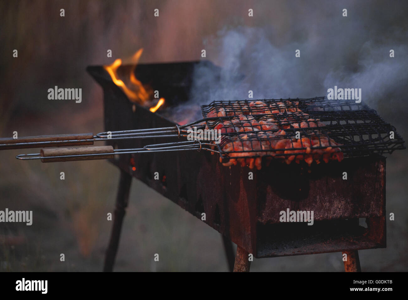 Backyard barbecue hi-res stock photography and images - Alamy