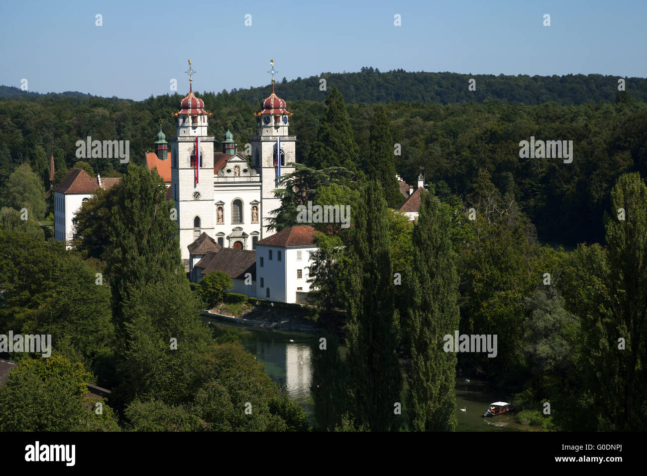 Rheinau monastery church Stock Photo Alamy