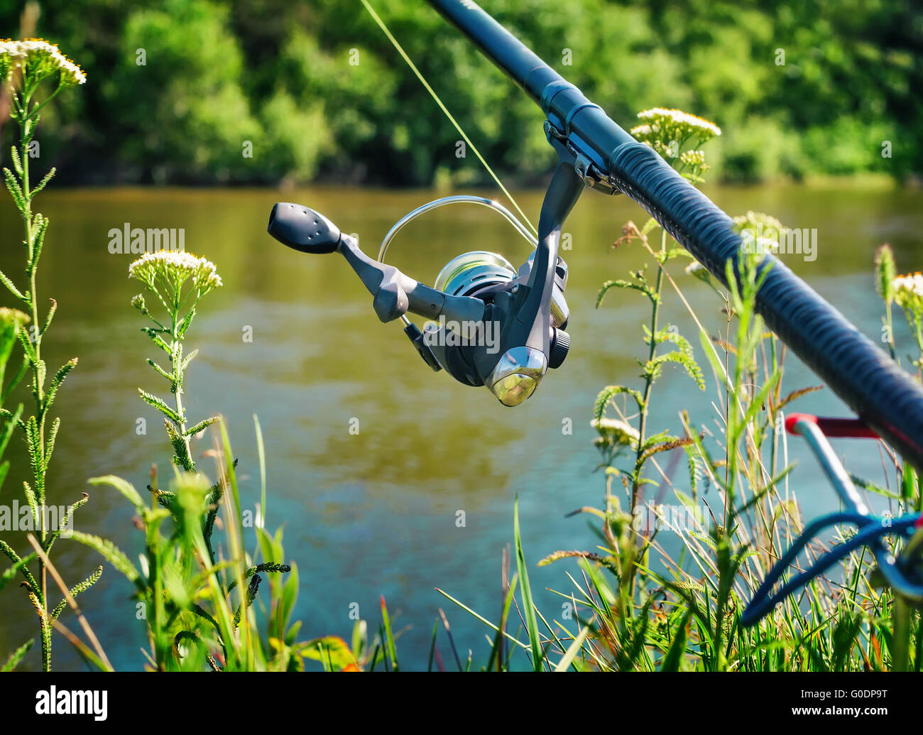Feeder - English fishing tackle for catching fish Stock Photo - Alamy