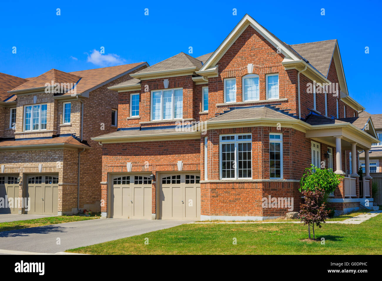 Luxury houses in North America Stock Photo Alamy