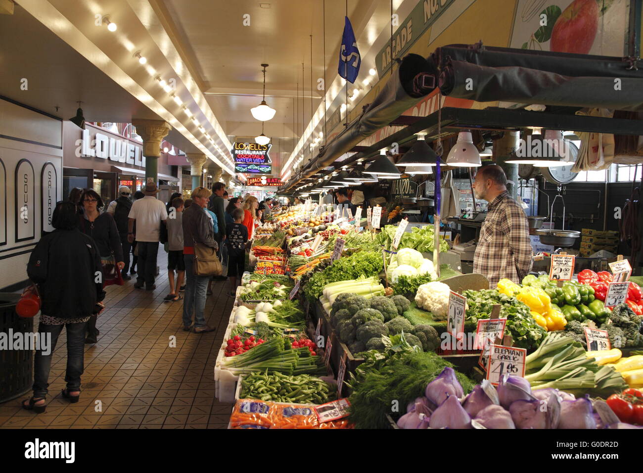 Pike Street Market Stock Photo - Alamy