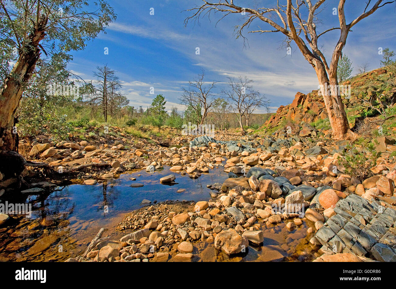 Gammon Ranges Creekbed, SA, Australia Stock Photo - Alamy
