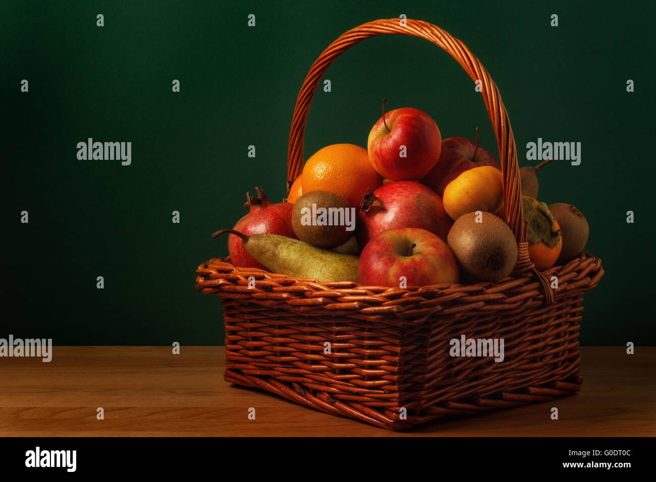 fruit basket Stock Photo