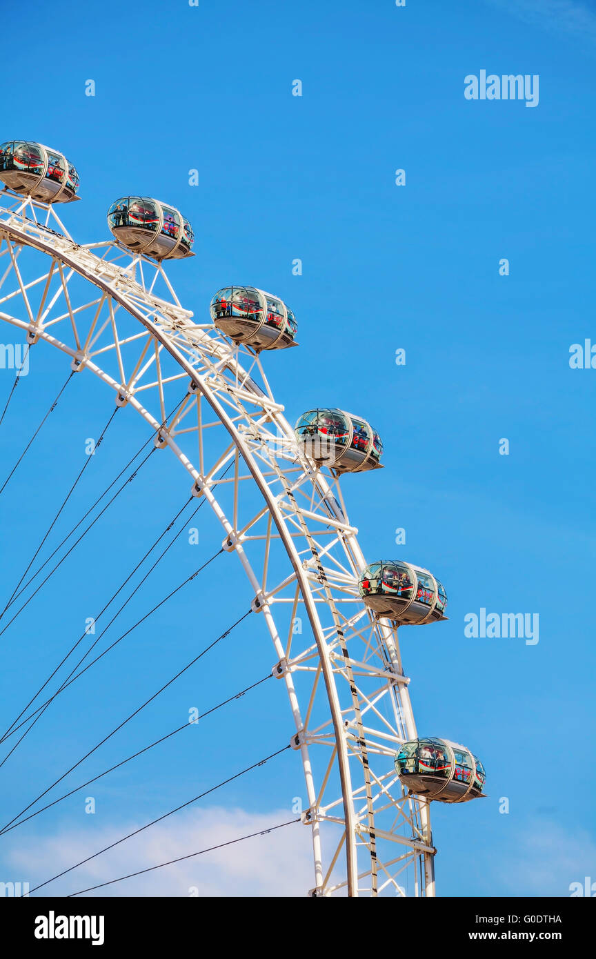 The London Eye Ferris wheel close up in London, UK Stock Photo - Alamy
