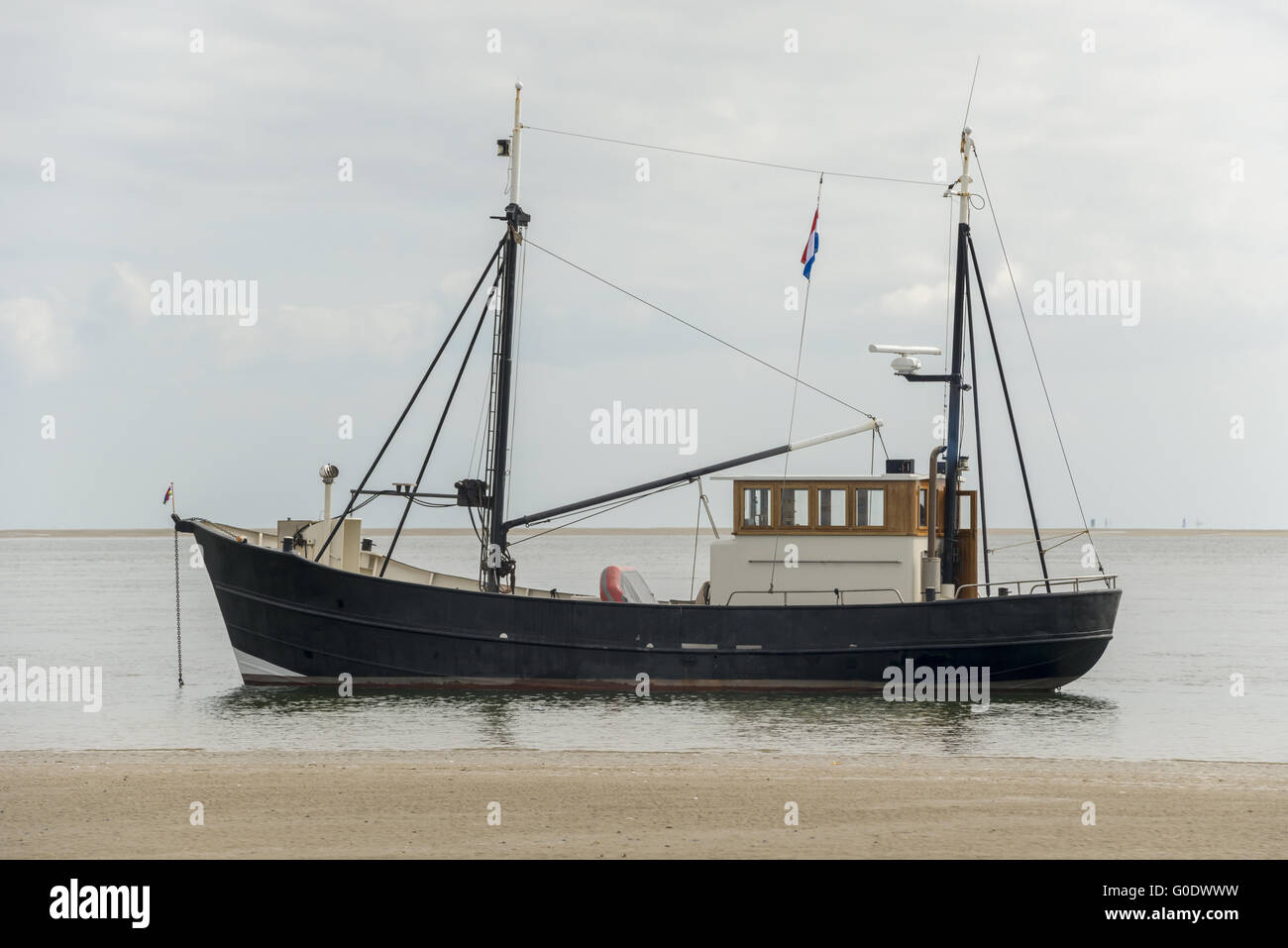 Dutch fishing boat Stock Photo