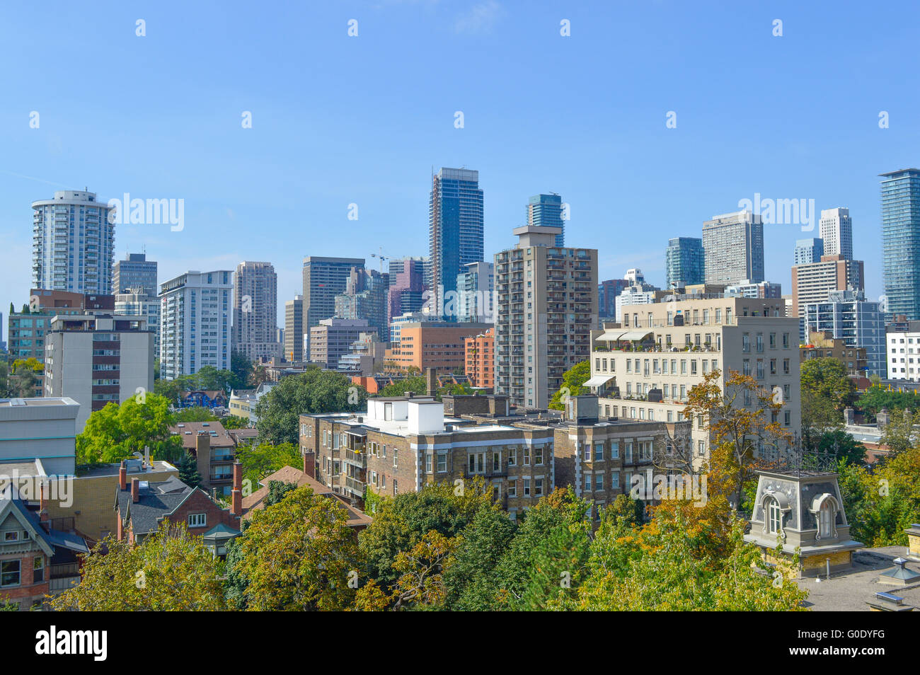 Condo buildings in downtown Toronto Stock Photo - Alamy