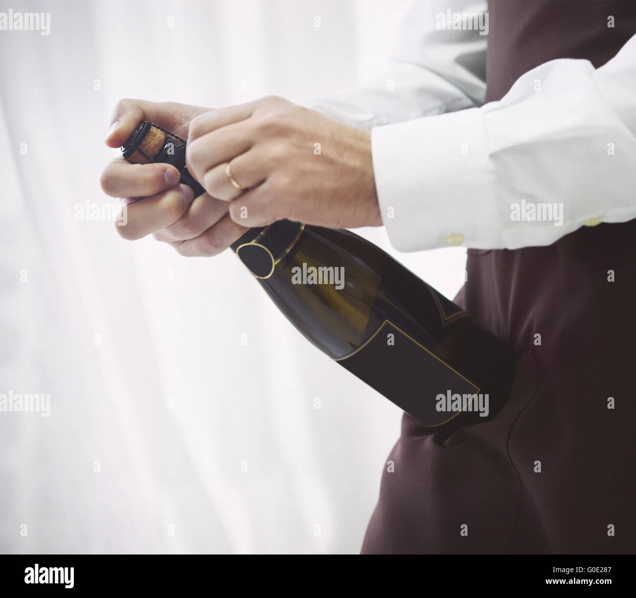 Professional waiter in uniform hi-res stock photography and images - Alamy