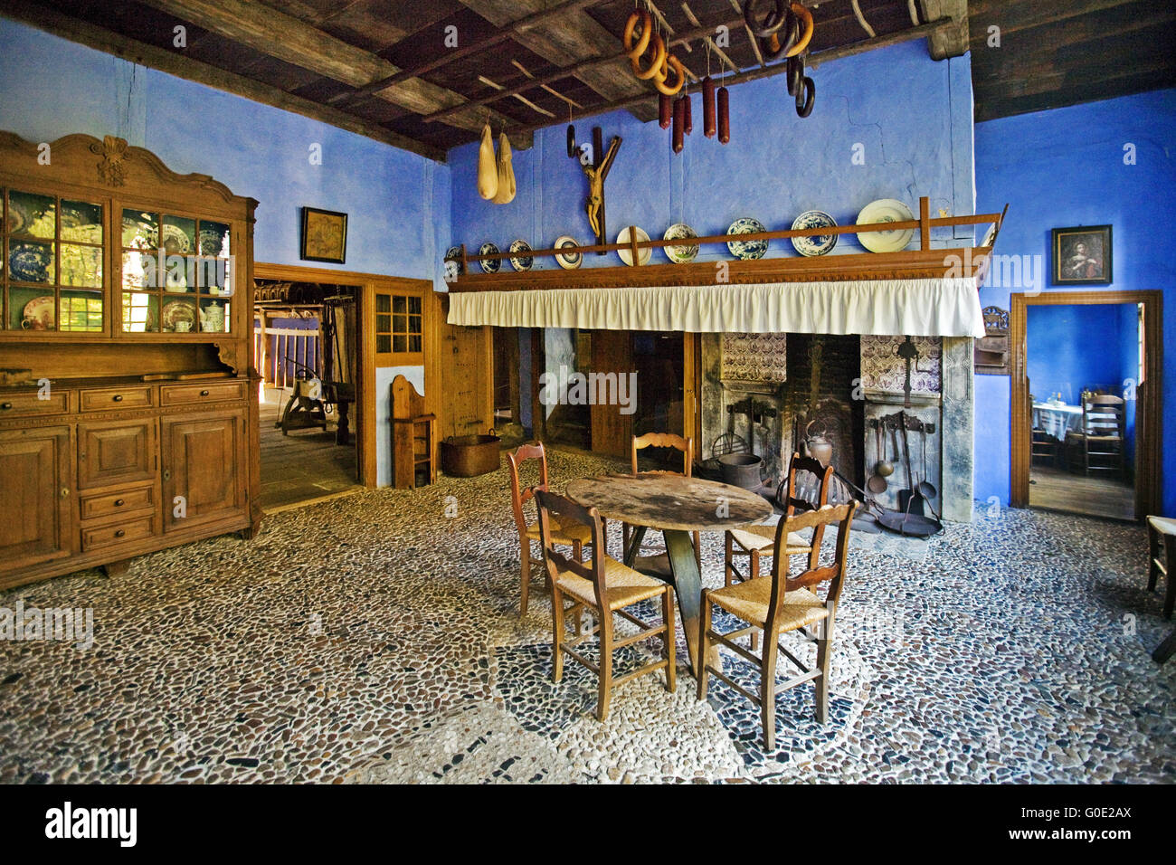 historic interior, open air museum, Detmold Stock Photo Alamy