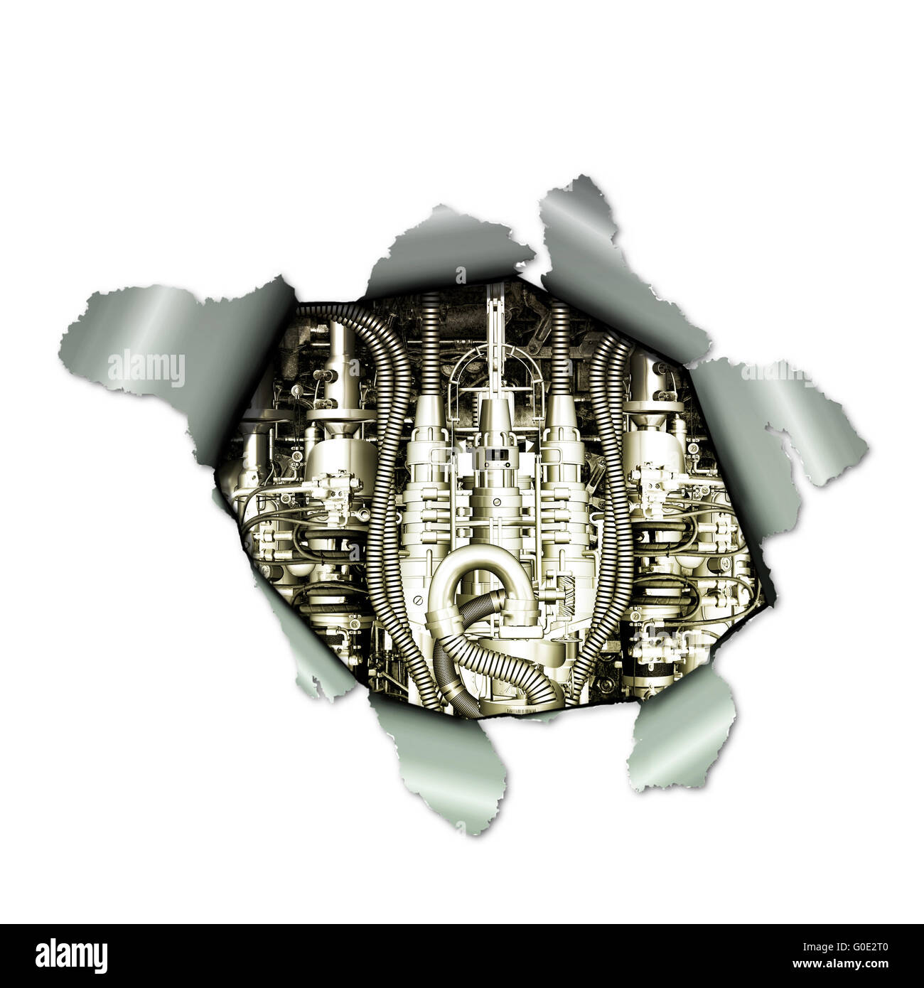 Machinery damage Cut Out Stock Images & Pictures - Alamy