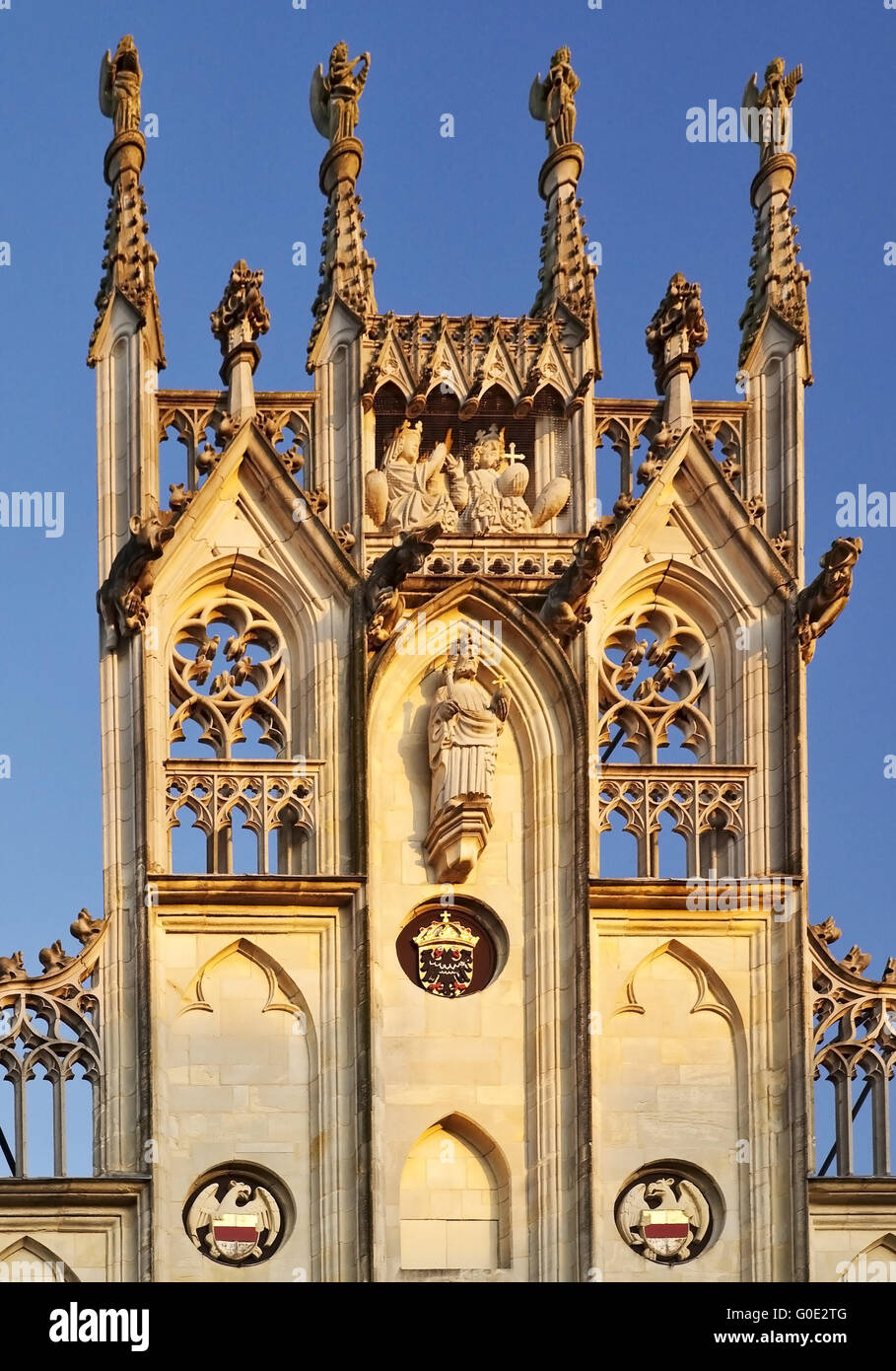 historic town hall, muenster Stock Photo Alamy