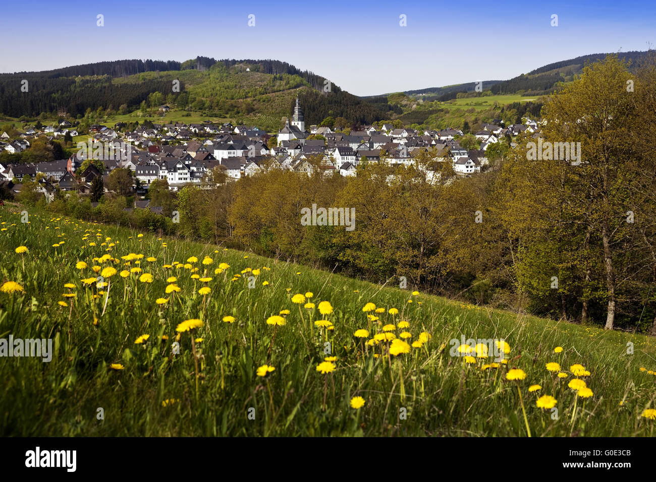 Nature view village hi-res stock photography and images - Alamy