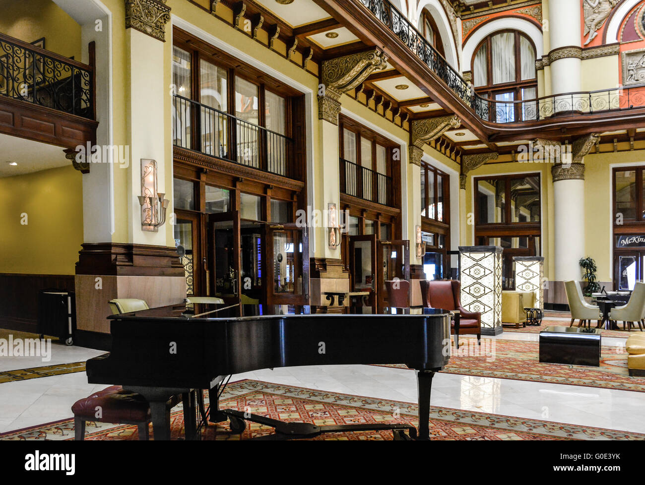 Beautiful Interior Of The Union Station Hotel Lobby Restored