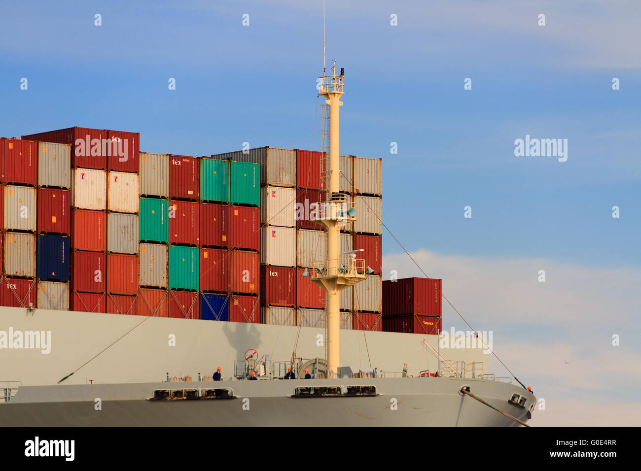 Cargo ship deck close up hi-res stock photography and images - Alamy