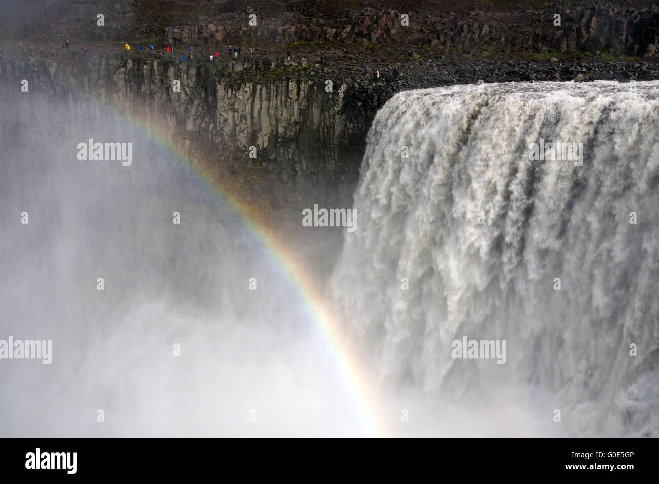 the mighty Dettifoss Stock Photo