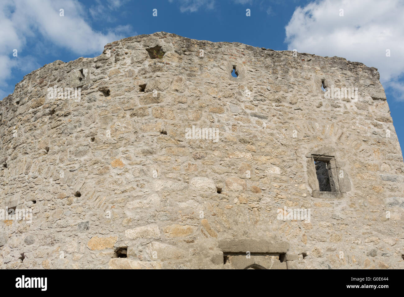 castle Waxenberg in Upper Austria - lookout tower Stock Photo