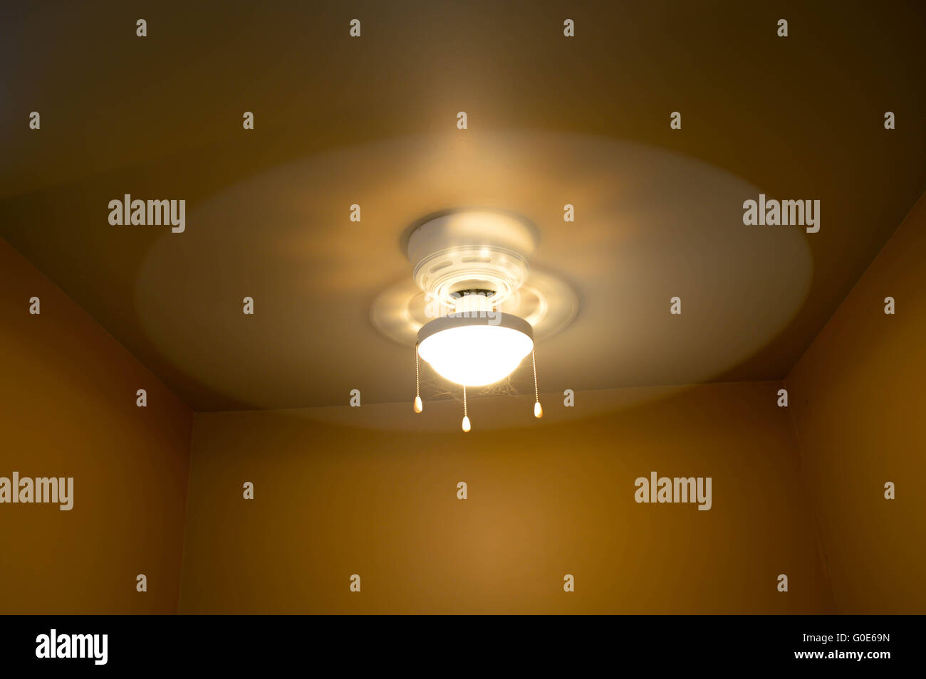 Fan Light On Ceiling At Long Shutter Speed Stock Photo 103574513
