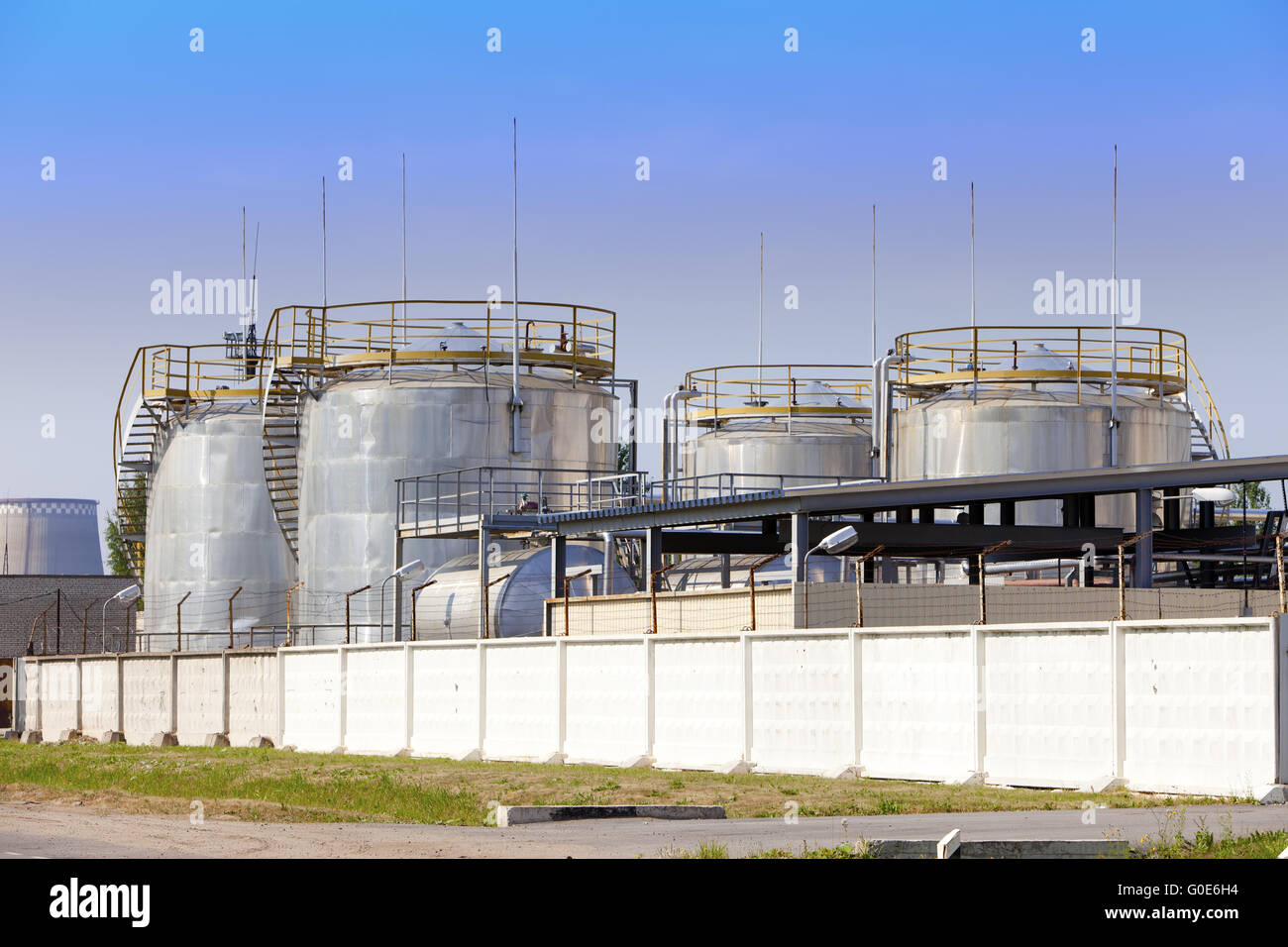 The chemical factory. Russia Stock Photo - Alamy