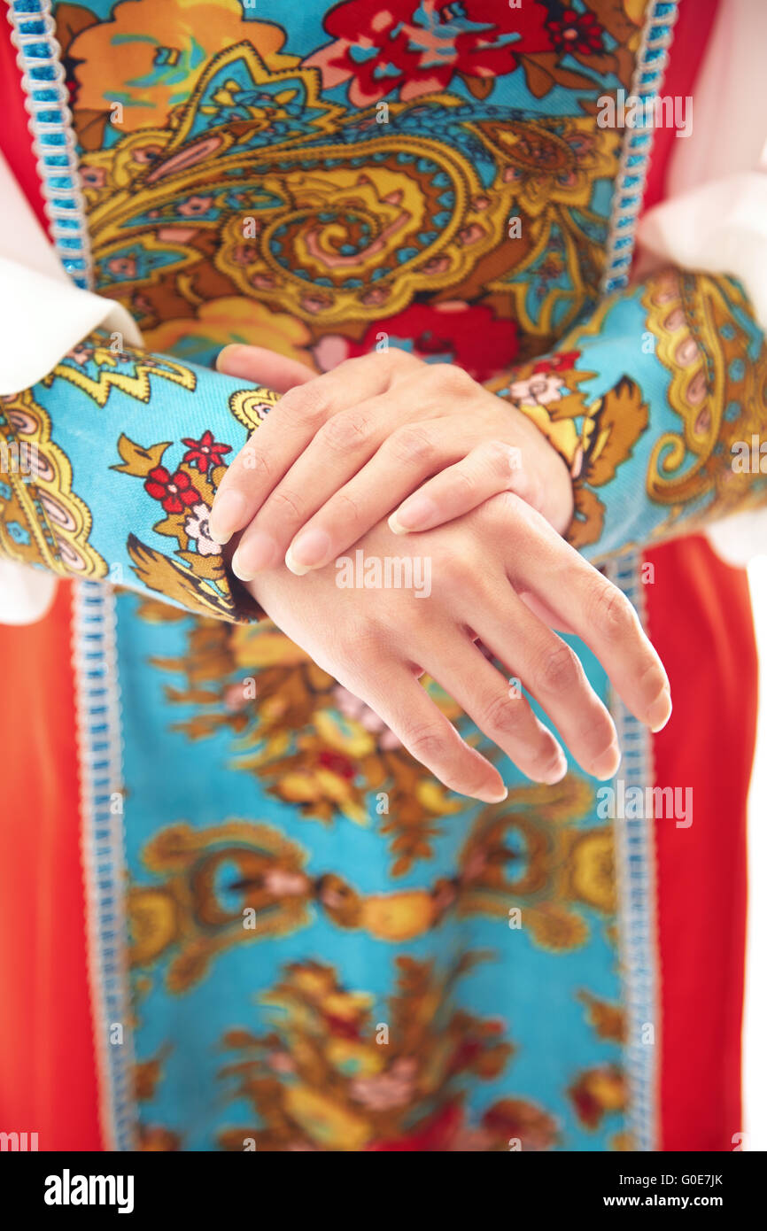 Russian national costume Stock Photo - Alamy