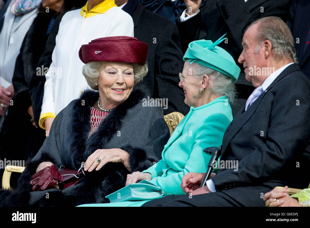 (L-R) Princess Beatrix of The Netherlands, Queen Margrethe II. of ...
