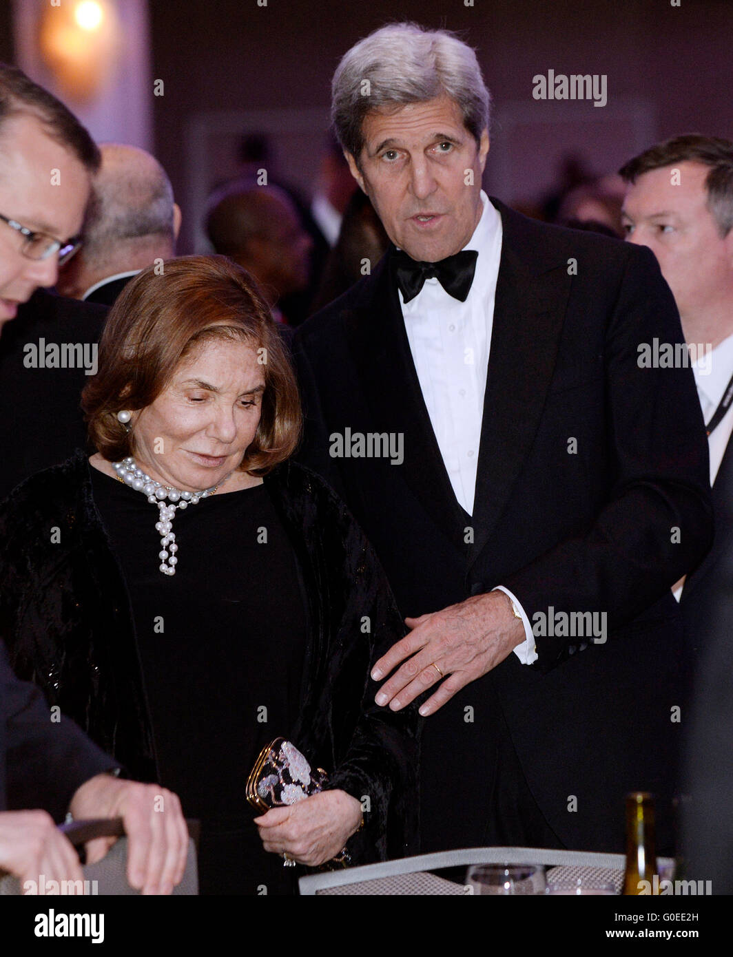 United States Secretary of State John Kerry with his wife Teresa Heinz