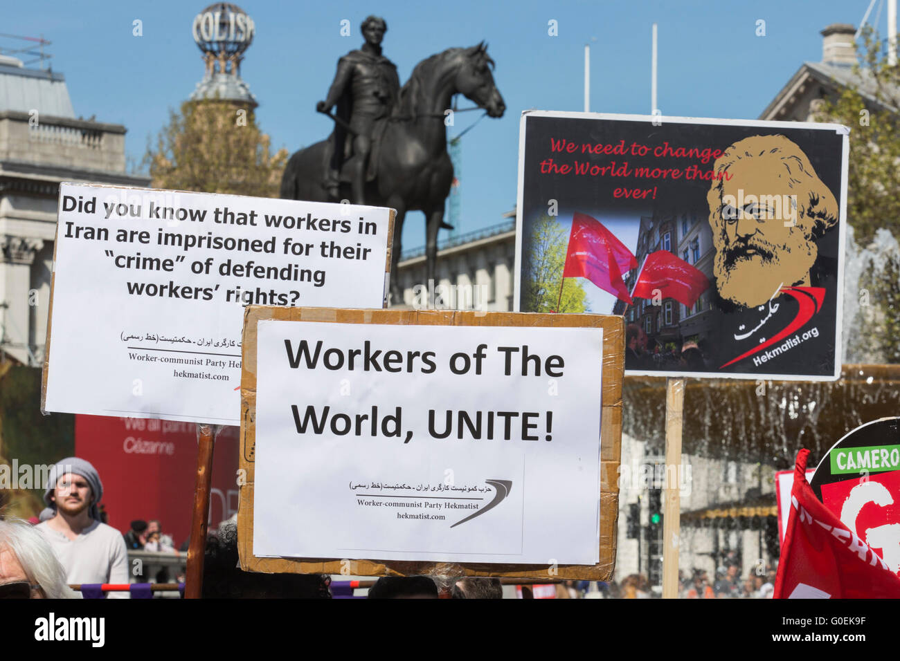 Workers of the world unite poster hi-res stock photography and images ...