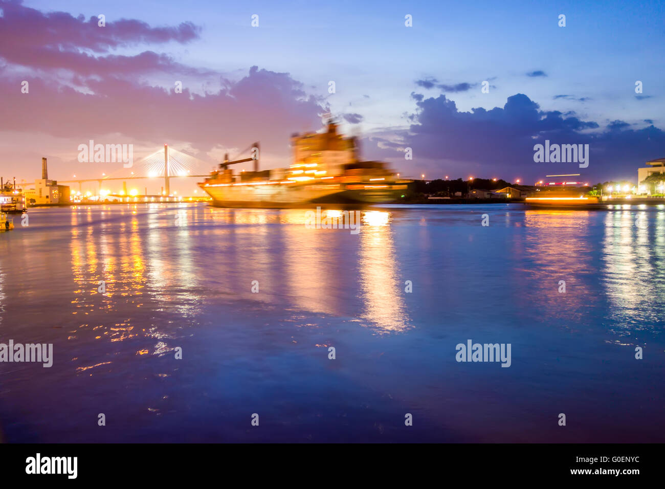 savannah waterfront and street scenes Stock Photo Alamy